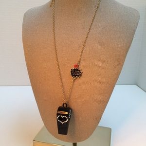 Betsey Johnson Whistle Necklace